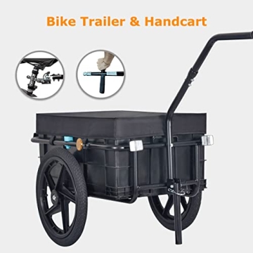 Veelar Tiggo 70L Bike Cargo Trailer Hand Cart Durable Multi-Functional