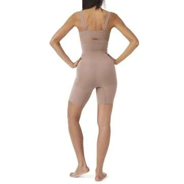 SPANX Seamless Higher Power Short - Lightweight, All-Day Comfort - Core Control Shapewear - High-Waisted Underwear - Cafe Au Lait - Small
