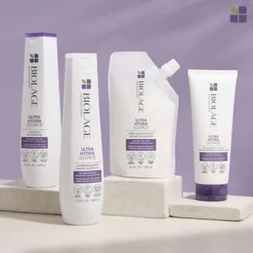 BIOLAGE Ultra Hydra Source Shampoo | Deep Hydrating Shampoo | Moisturizes Hair to Prevent Breakage | For Very Dry Hair | Paraben & Silicone-Free | Vegan | Valentines Day Gift For Her