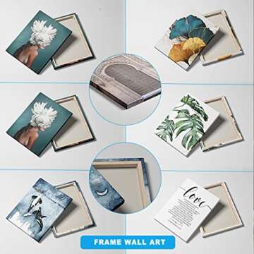 UNIYA Lady Godiva by John Collier Cultural Historic Illustrations Fine Art Wall Art Famous Artwork For Bedroom,Living Room Office Decor Framed Canvas Print (12x16inch, Lady Godiva)