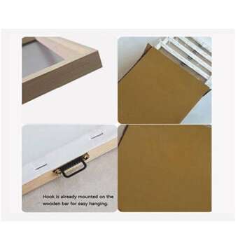 UNIYA Lady Godiva by John Collier Cultural Historic Illustrations Fine Art Wall Art Famous Artwork For Bedroom,Living Room Office Decor Framed Canvas Print (12x16inch, Lady Godiva)