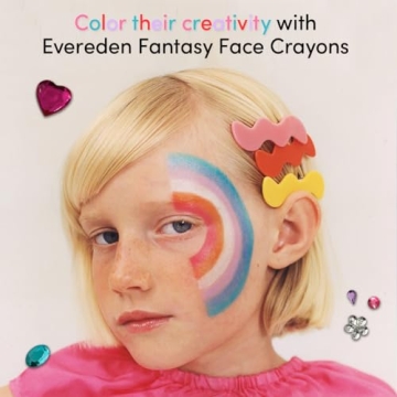 Evereden Kids Fantasy Face Crayon - Non Toxic Kids Makeup