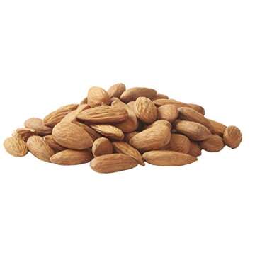 Amazon Brand - Happy Belly Whole Raw Almonds 16oz - Healthy Snack Option
