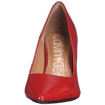 Stylish Calvin Klein Women's Gayle Pump - Elegant Crimson Red