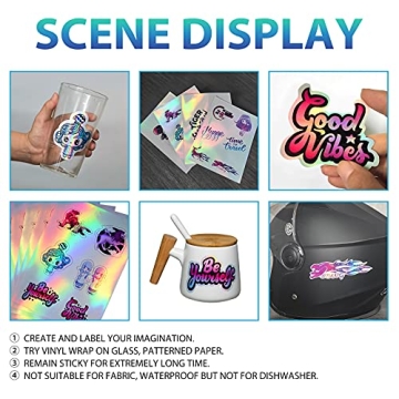 Holographic Sticker Paper for Inkjet & Laser Printers