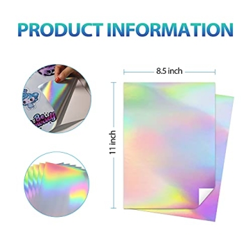 Holographic Sticker Paper for Inkjet & Laser Printers