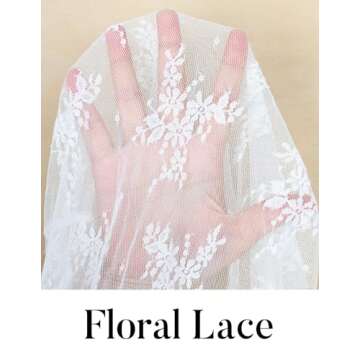 Stylish MEROKEETY Women's Sheer Lace Crop Top for Summer