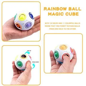 Sensory Fidget Toys Set, 27pcs Stress Relief and Anti-Anxiety Tools Bundle for Kids and Adults, Marble and Mesh, Pack of Squeeze Balls, Soybean Squeeze, Flippy Chain