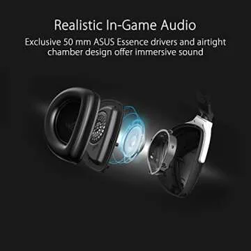 ASUS ROG Delta S Wireless Gaming Headset, Black, 50mm Drivers, AI Beamforming Mic, Low-Latency Bluetooth, USB-C, 3 Hours of Use, IPX4 Water Resistance
