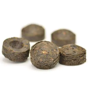 Teavivre Ripened Aged Pu-erh Mini Tuocha Chinese Ripe Puerh Tea (Fermented, Shou, 100g)