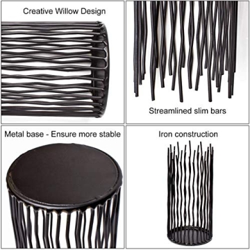 Elegant Metal Iron Candle Holders Set for Home Decor