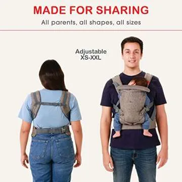 YOU+ME Versatile 4-in-1 Baby Carrier for All Positions