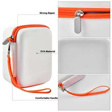 casmilee Travel Case Compatible with Yoto Mini – Kids Audio & Music Player, Holder Bag for Children’s Speaker Plays Audiobook Cards - Box Only