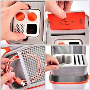 casmilee Travel Case Compatible with Yoto Mini – Kids Audio & Music Player, Holder Bag for Children’s Speaker Plays Audiobook Cards - Box Only