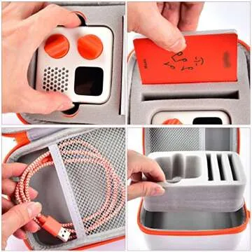 casmilee Travel Case Compatible with Yoto Mini – Kids Audio & Music Player, Holder Bag for Children’s Speaker Plays Audiobook Cards - Box Only
