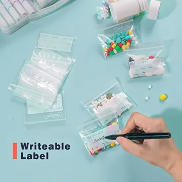 Serfeymi Pill Pouch Bags 120 Count for Travel & Organization