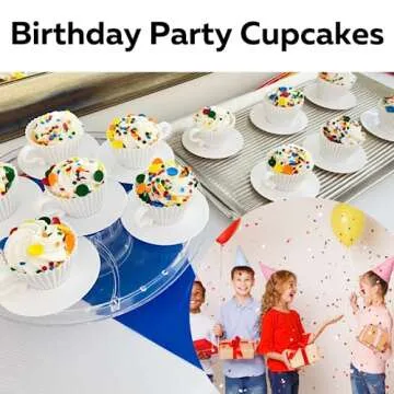 Evelots Baking Cupcake Molds - Silicone Teacup Set - 12 Pc Set - Oven-Safe - Nonstick - Muffin Cups for Bridal/Baby Shower, Birthday/Tea Party - 6 Cups & 6 Saucers - BPA Free