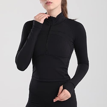 Vickyyds Women's Stylish Cropped Yoga Jacket for Activewear