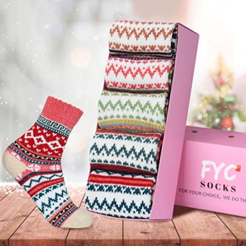 Cozy FYC Women Winter Socks - Warm Wool Gifts