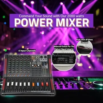 MUSYSIC Portable PA System with Wireless Microphone and Speakers