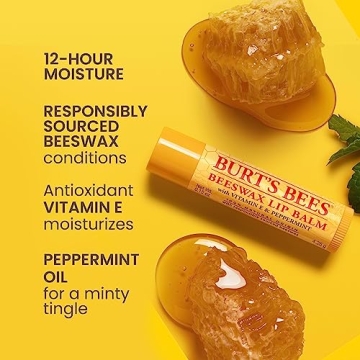 Burt's Bees Original Beeswax Lip Balm 12 Pack