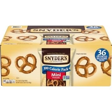 Snyder's Mini Pretzels 100 Calorie Packs - 36 Ct