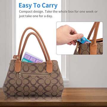 Weekly Pill Organizer for Medication & Supplements