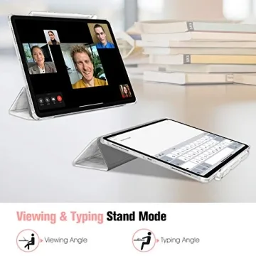 CaseBot SlimShell iPad Pro 12.9'' Case with Pencil Holder