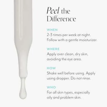 Bliss Clear Genius Clarifying Overnight Liquid Peel - 1 Fl Oz - Clear Pores & Exfoliate Skin - Non-Irritating - Clean - Vegan & Cruelty-Free