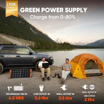 Jackery Explorer 300 Portable Power Station 293Wh Solar Generator