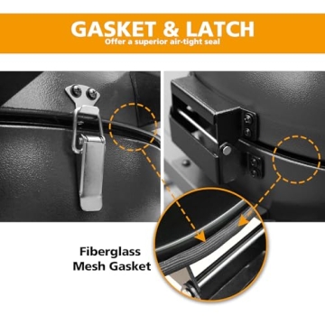 Brand-Man 22in Charcoal Grill with Table Cart