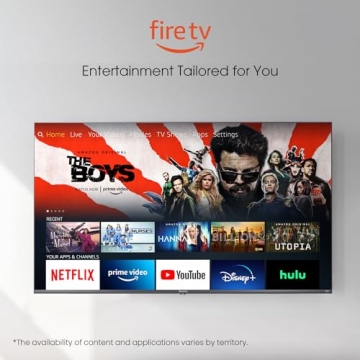 Hisense 65” 4K UHD Fire TV with Dolby Vision in Stunning Design