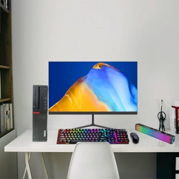 Lenovo ThinkCentre M700 SFF Desktop 24" FHD Monitor RGB Speakers