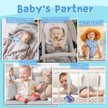 Stylish Babygoal Pacifier Clips - Durable Clips & Leashes