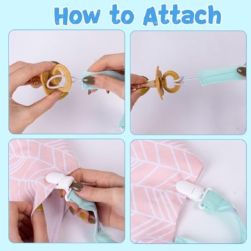 Stylish Babygoal Pacifier Clips - Durable Clips & Leashes