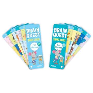 Brain Quest for Threes Smart Cards - Fun Learning Tool