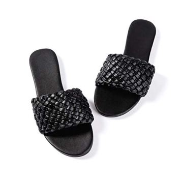 Chic Braided Crossover Flat Sandals for Women