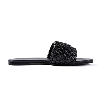 Chic Braided Crossover Flat Sandals for Women