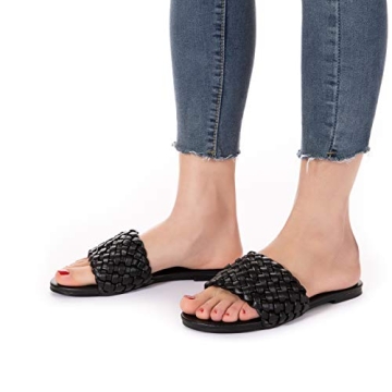 Chic Braided Crossover Flat Sandals for Women