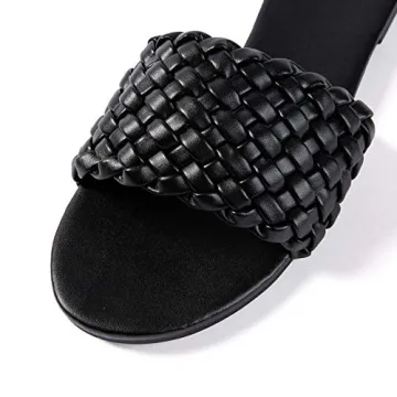Chic Braided Crossover Flat Sandals for Women