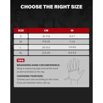 VINSGUIR Workout Gloves for Men and Women, Weight Lifting Gloves with Excellent Grip, Lightweight Gym Gloves for Weightlifting, Cycling, Exercise, Training, Pull ups, Fitness, Climbing and Rowing