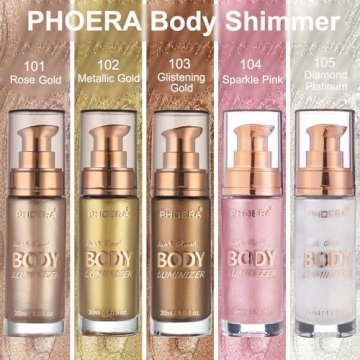 PHOERA Body Shimmer Oil for Stunning Radiance