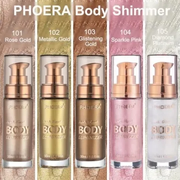 PHOERA Body Shimmer Oil for Stunning Radiance