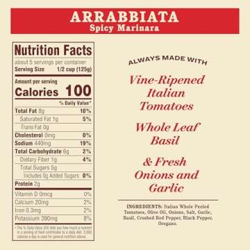 Rao's Homemade Arrabbiata Sauce - Spicy & Keto Friendly