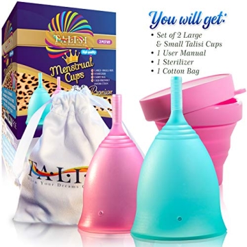 Talisi Reusable Menstrual Cups - Comfortable & Eco-Friendly