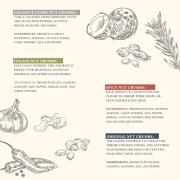 Nut Crumbs - Gluten Free Low Carb Bread Crumb Alternative