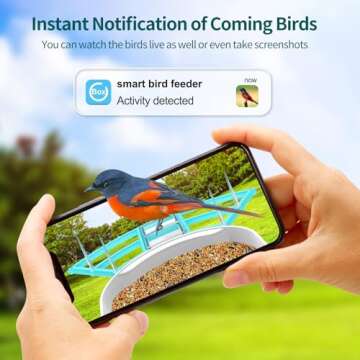 Smart Bird Feeder Camera with AI for Bird Lovers