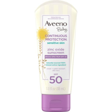 Aveeno Baby Sunscreen SPF 50 - Gentle & Effective Protection