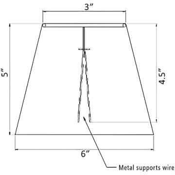 Senmao Black Linen Chandelier Shades Set, Modern Decor