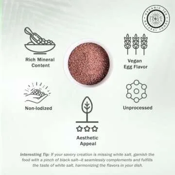 Pride Of India - Himalayan Black Rock Salt - Fine Grind, 2.2 Pound (1 Kg) - Kala Namak - Contains 84+ Minerals - Perfect for Cooking, Tofu Scrambles, Table, Kitchen, Restaurant, & Bathing Use